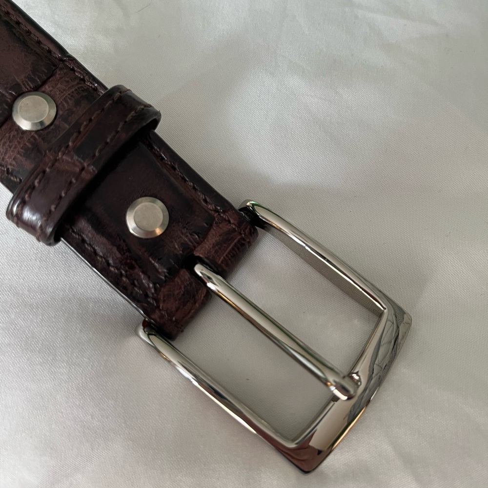 Brown Alligator Belt